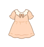 かわいい子ども服・ドレス・女の子の服（個別スタンプ：3）