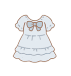 かわいい子ども服・ドレス・女の子の服（個別スタンプ：6）
