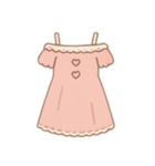 かわいい子ども服・ドレス・女の子の服（個別スタンプ：8）