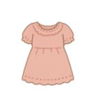 かわいい子ども服・ドレス・女の子の服（個別スタンプ：21）