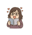 オタクな腐女子さん（個別スタンプ：2）