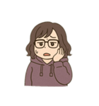 オタクな腐女子さん（個別スタンプ：4）