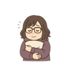 オタクな腐女子さん（個別スタンプ：6）