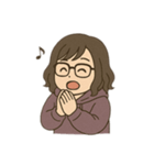 オタクな腐女子さん（個別スタンプ：18）