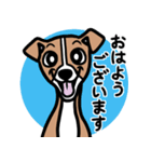 【レッド】1年中使える♡パピーイタグレ（個別スタンプ：1）