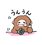 もふもふおさる2（個別スタンプ：8）