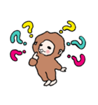 もふもふおさる2（個別スタンプ：23）