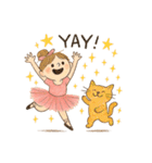 ゆるバレリーナとねこの毎日スタンプ⑥（個別スタンプ：21）