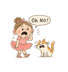 ゆるバレリーナとねこの毎日スタンプ⑥（個別スタンプ：29）