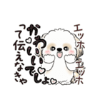 動くシーズー犬2025『頑張って伝えて！』12（個別スタンプ：4）