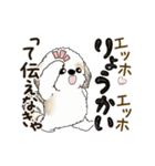 動くシーズー犬2025『頑張って伝えて！』12（個別スタンプ：9）