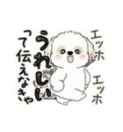 動くシーズー犬2025『頑張って伝えて！』12（個別スタンプ：11）