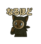 忍ネコのごあいさつスタンプ（個別スタンプ：28）