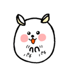 この形でリスです（個別スタンプ：4）