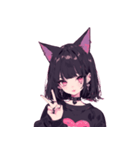ねこ耳女子は気分しだい。（個別スタンプ：20）