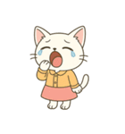 毎日使える♪OLねこの表情スタンプ（個別スタンプ：7）