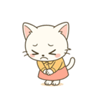 毎日使える♪OLねこの表情スタンプ（個別スタンプ：9）