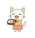 毎日使える♪OLねこの表情スタンプ（個別スタンプ：14）