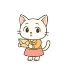 毎日使える♪OLねこの表情スタンプ（個別スタンプ：20）