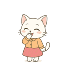 毎日使える♪OLねこの表情スタンプ（個別スタンプ：26）