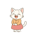 毎日使える♪OLねこの表情スタンプ（個別スタンプ：27）