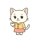 毎日使える♪OLねこの表情スタンプ（個別スタンプ：30）