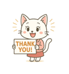 毎日使える♪OLねこの表情スタンプ（個別スタンプ：39）