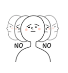動くステッカーではありません（個別スタンプ：4）