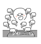 動くステッカーではありません（個別スタンプ：18）