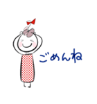 World はなちゃん Part. 83 りぼんちゃん（個別スタンプ：30）
