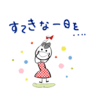 World はなちゃん Part. 83 りぼんちゃん（個別スタンプ：40）