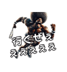 アフロ×テニス（庭球）！3Dリアル（個別スタンプ：31）
