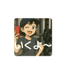 動くマリっぺのスタンプ（個別スタンプ：3）