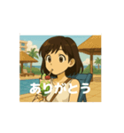 動くマリっぺのスタンプ（個別スタンプ：8）
