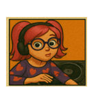 DJ 「Candy G.」（個別スタンプ：5）