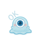 スライム族のぽわぷゆ（個別スタンプ：1）
