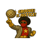 "Afroman : Groooove is justice！"（個別スタンプ：2）
