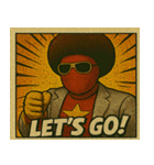 "Afroman : Groooove is justice！"（個別スタンプ：3）