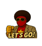 "Afroman : Groooove is justice！"（個別スタンプ：5）