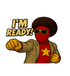 "Afroman : Groooove is justice！"（個別スタンプ：6）