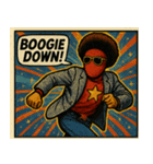 "Afroman : Groooove is justice！"（個別スタンプ：10）