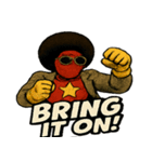 "Afroman : Groooove is justice！"（個別スタンプ：12）