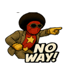 "Afroman : Groooove is justice！"（個別スタンプ：15）