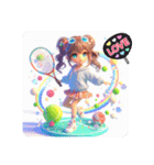 #tennisのみんな（個別スタンプ：1）