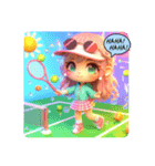 #tennisのみんな（個別スタンプ：3）