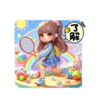 #tennisのみんな（個別スタンプ：12）