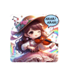 #風に乗って（個別スタンプ：6）