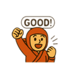 にんにんリアクション！（個別スタンプ：1）