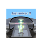 Alien Z wish peace（個別スタンプ：9）