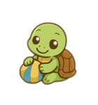 We love turtle（個別スタンプ：6）